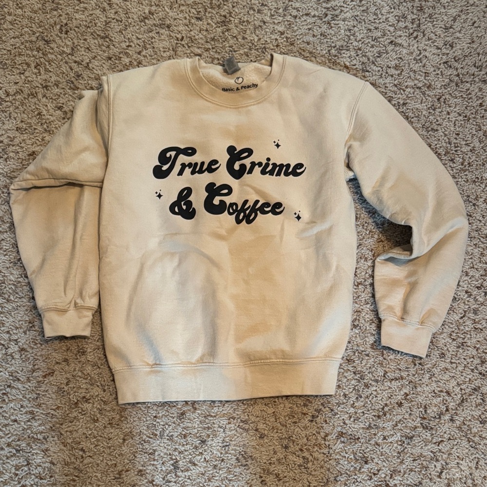 Cream Graphic Women’s Sweater